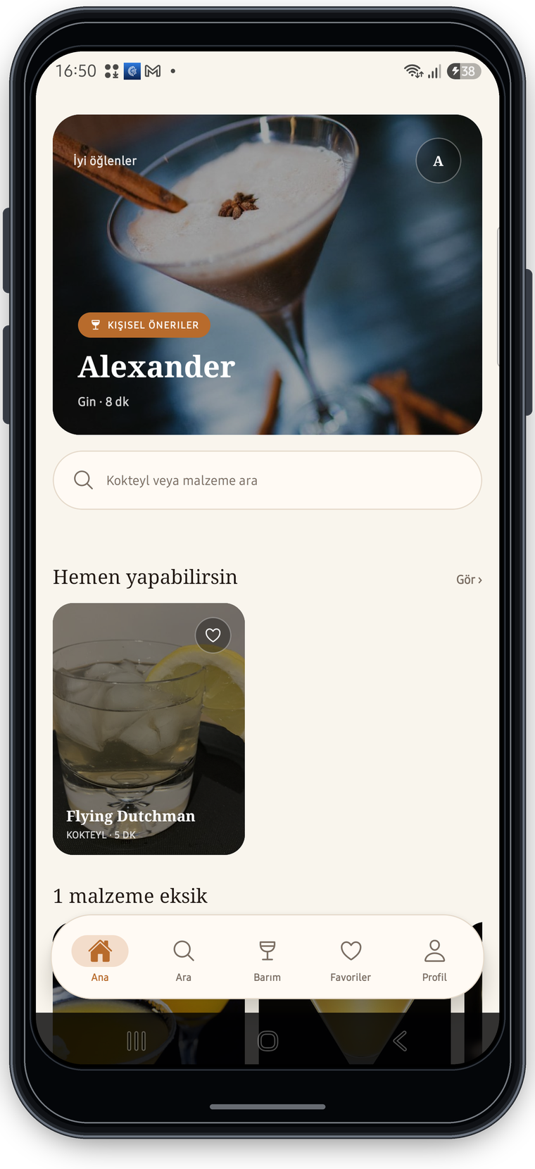 AllCocktail kokteyl keşfi
